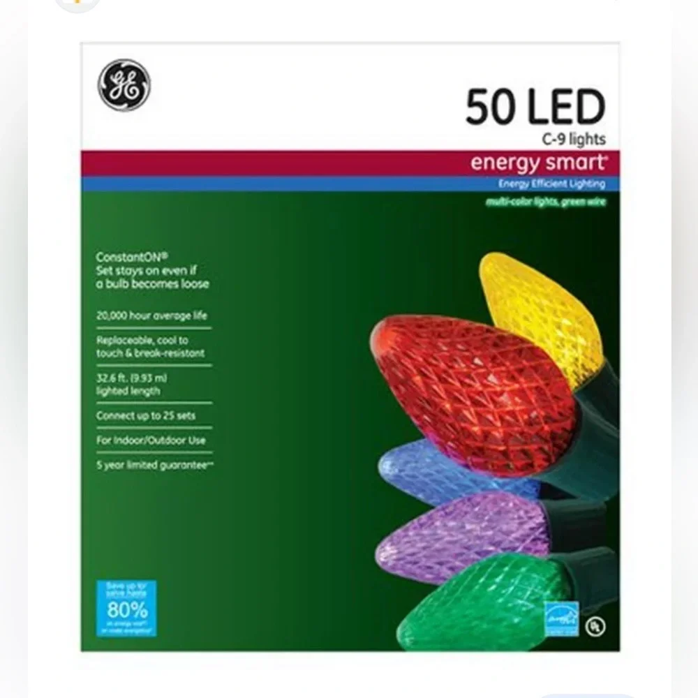 GE Electric 97615 energy smart c7 lights
